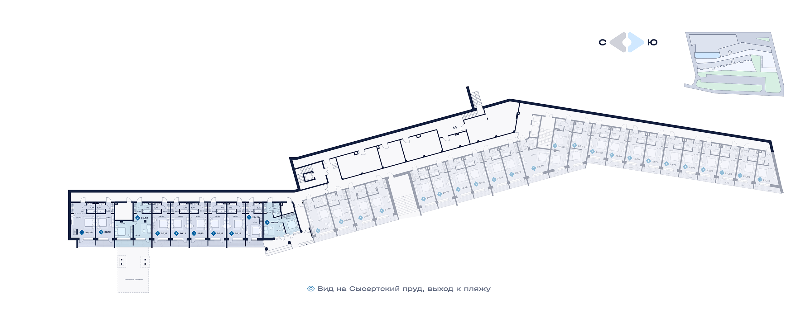 План этажа — апартаменты №4